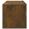 4 db füstös tölgy színű fali TV-szekrény 100 x 30 x 30 cm