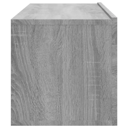 4 db szürke sonoma színű fali TV-szekrény 100 x 30 x 30 cm