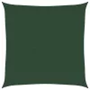 Sötétzöld HDPE napvitorla 160 g/m² 4 x 4 m