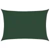Sötétzöld HDPE napvitorla 160 g/m² 3 x 5 m