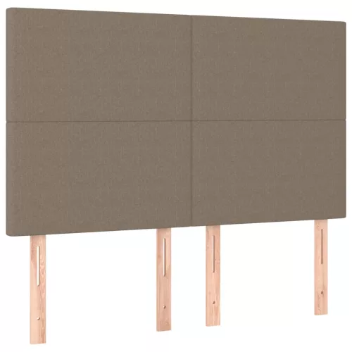 Szürke szövet fejtámla 144x5x118/128 cm