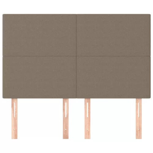 Szürke szövet fejtámla 144x5x118/128 cm