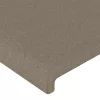Szürke szövet fejtámla 144x5x118/128 cm