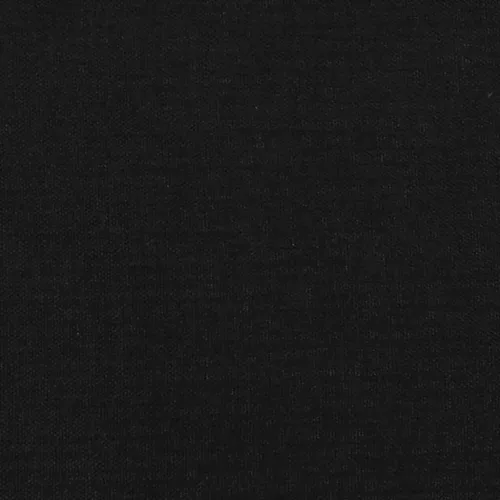 Fekete szövet fejtámla 180x5x118/128 cm
