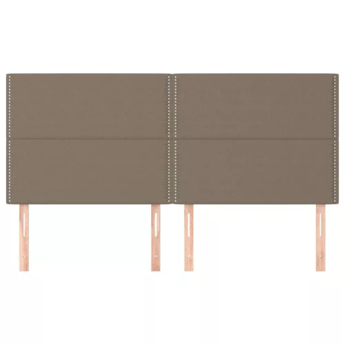 Bézs színű szövet fejtámla 180 x 5 x 118/128 cm