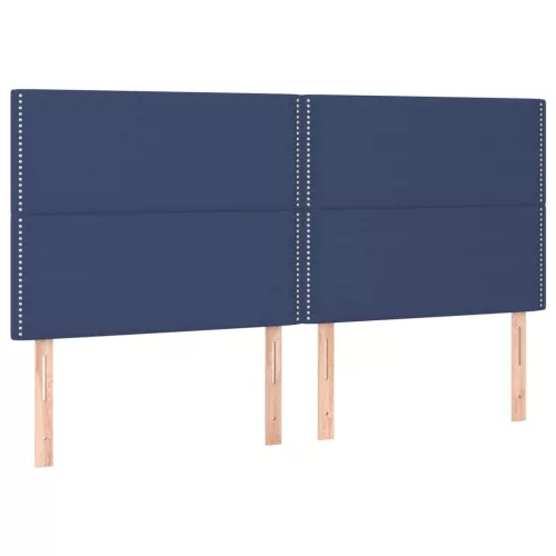 Kék szövet fejtámla 180x5x118/128 cm