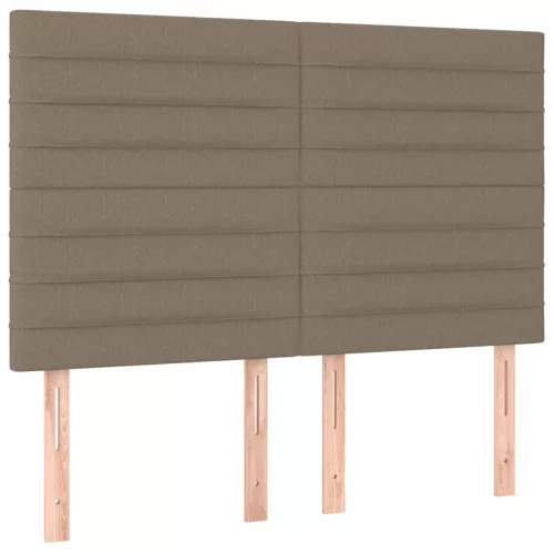 Szürke szövet fejtámla 144x5x118/128 cm