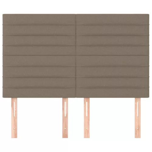 Szürke szövet fejtámla 144x5x118/128 cm