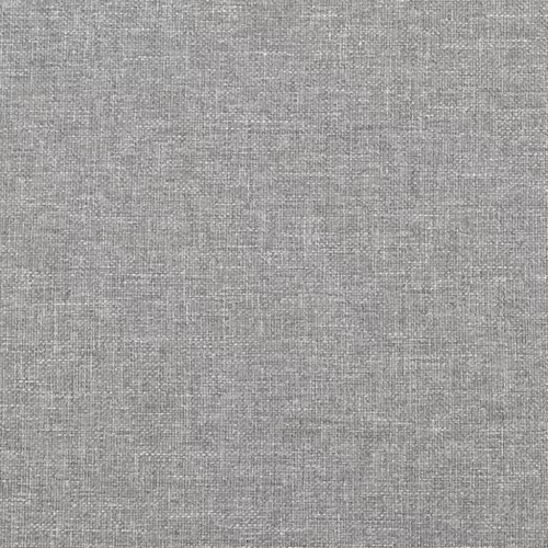 Világosszürke szövet fejtámla 160x5x118/128 cm