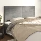 Világosszürke bársony fejtámla 180x5x118/128 cm