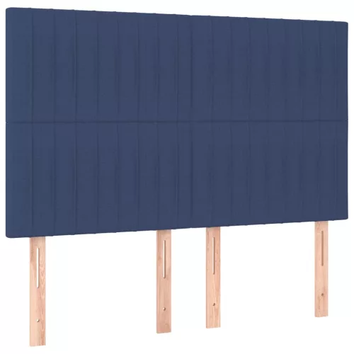 Kék szövet fejtámla 144x5x118/128 cm