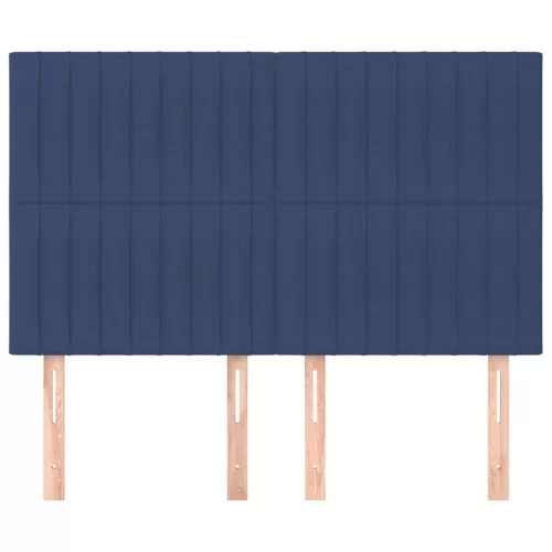 Kék szövet fejtámla 144x5x118/128 cm