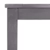 Szürke antikolt tömör akácfa kerti asztal 140 x 80 x 74 cm