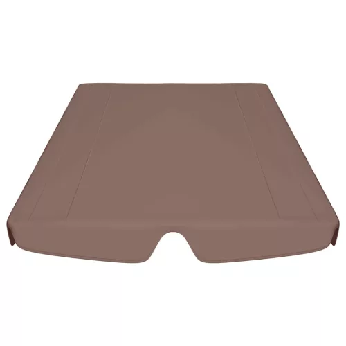 Barna csere ponyva kerti hintaágyhoz 188/168 x 145/110 cm