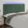 Sötétzöld bársony LED-es fejtámla 160x5x118/128 cm