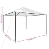 Fehér pavilon 4 x 4 x 3 m 180 g/m²