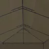 Tópszínű pavilon függönyökkel 600 x 298 x 270 cm 180 g/m²