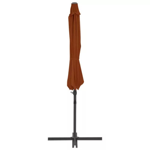 Terrakotta konzolos napernyő acélrúddal 300 cm