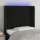 Fekete bársony LED-es fejtámla 83x16x118/128 cm