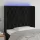 Fekete bársony LED-es fejtámla 103x16x118/128 cm