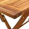 Tömör akácfa összecsukható kerti asztal 120 x 70 x 75 cm