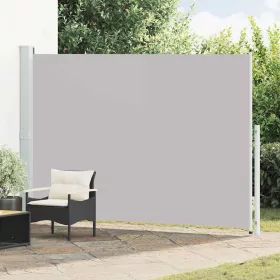Szürke behúzható oldalsó terasznapellenző 200 x 300 cm