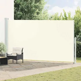   Krémszínű behúzható oldalsó terasznapellenző 200 x 500 cm