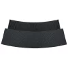 Fekete polyrattan kerti bárasztal 120 x 55 x 110 cm