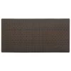 Barna polyrattan kerti tárolóláda 120 x 60 x 110 cm