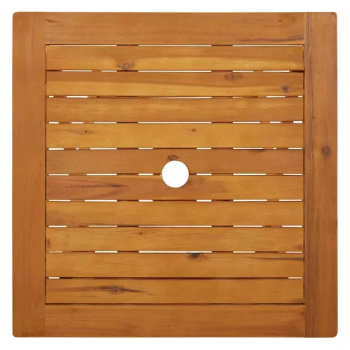 Összecsukható tömör akácfa kerti asztal 60 x 60 x 75 cm
