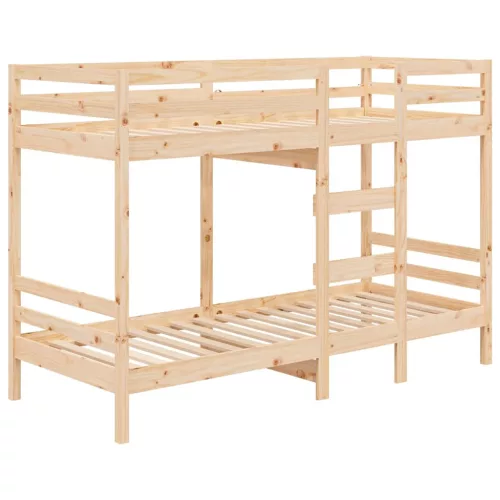 Tömör fenyőfa emeletes ágy 80x200 cm