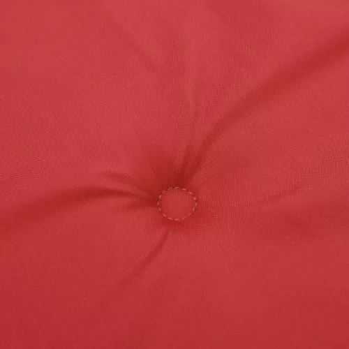6 db piros oxford szövet háttámlás székpárna 100x50x3 cm