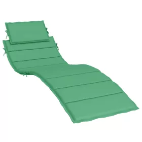 Zöld oxford szövet napozóágy párna 186x58x4 cm