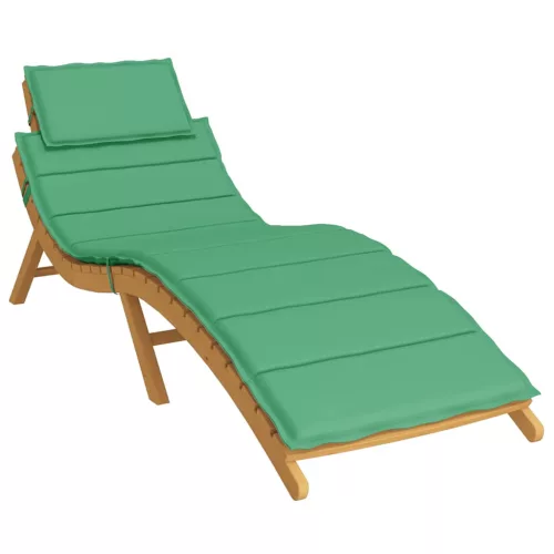 Zöld oxford szövet napozóágy párna 186x58x4 cm