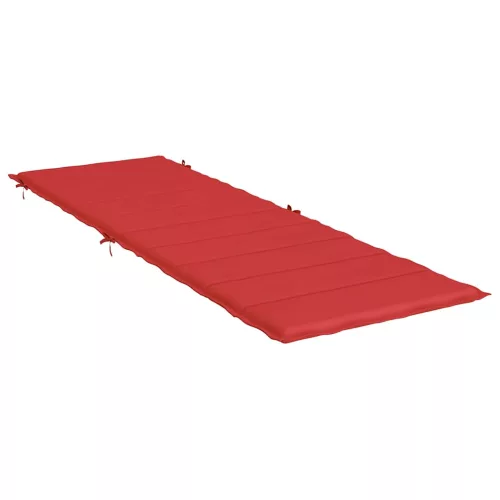 Piros oxford szövet napozóágy párna 186x58x4 cm