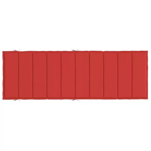 Piros oxford szövet napozóágy párna 186x58x4 cm
