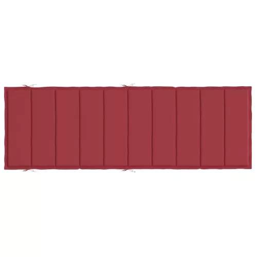 Bordó oxford szövet napozóágy párna 186x58x4 cm