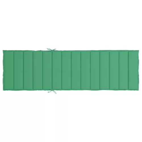 Zöld oxford szövet napozóágy párna 200 x 50 x 3 cm