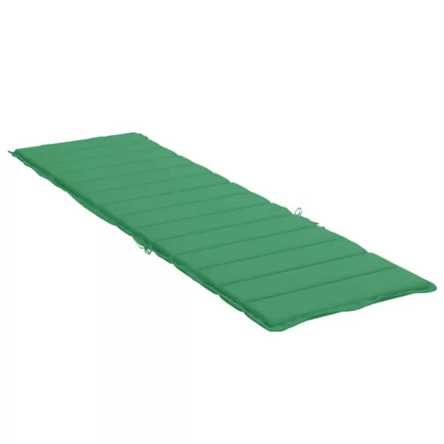 Zöld oxford szövet napozóágy párna 200 x 60 x 3 cm