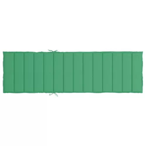 Zöld oxford szövet napozóágy párna 200 x 60 x 3 cm