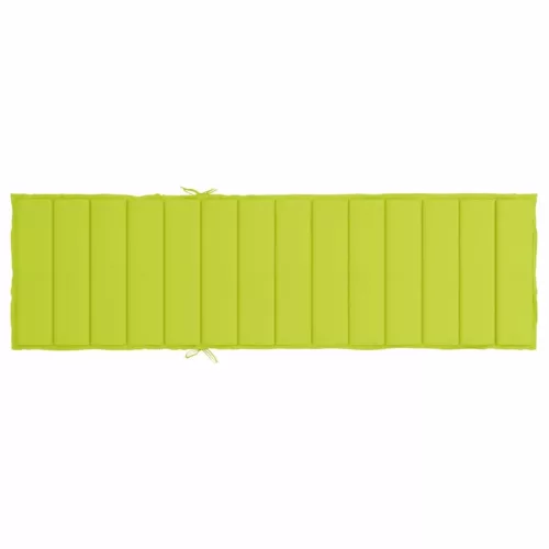 Élénkzöld oxford szövet napozóágy párna 200 x 70 x 3 cm