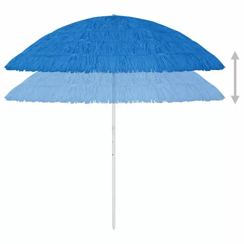 Kék hawaii stílusú strandnapernyő 300 cm