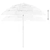 Fehér hawaii stílusú strandnapernyő 240 cm