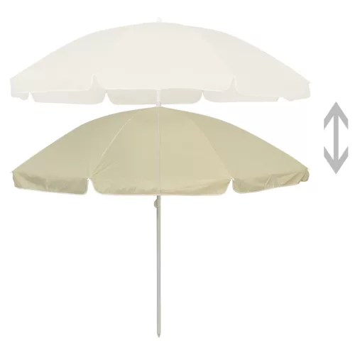 Homoksárga strandnapernyő 240 cm