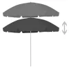 Antracitszürke strandnapernyő 300 cm