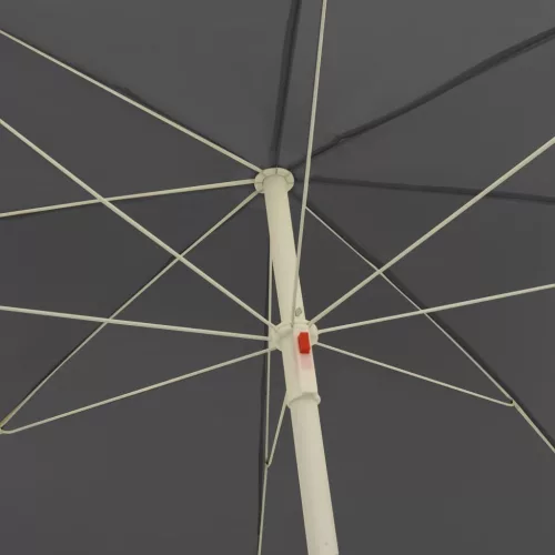 Antracitszürke strandnapernyő 300 cm