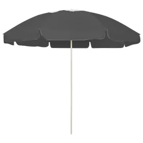 Antracitszürke strandnapernyő 240 cm