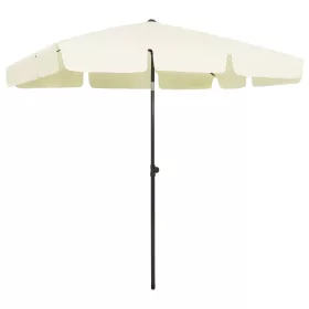 Homoksárga strandnapernyő 200 x 125 cm