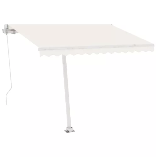 Fehér vas napellenzőrúdszett 300 x 245 cm