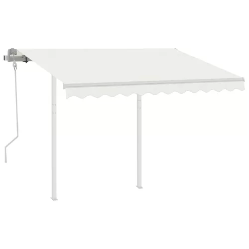 Fehér vas napellenzőrúdszett 300 x 245 cm